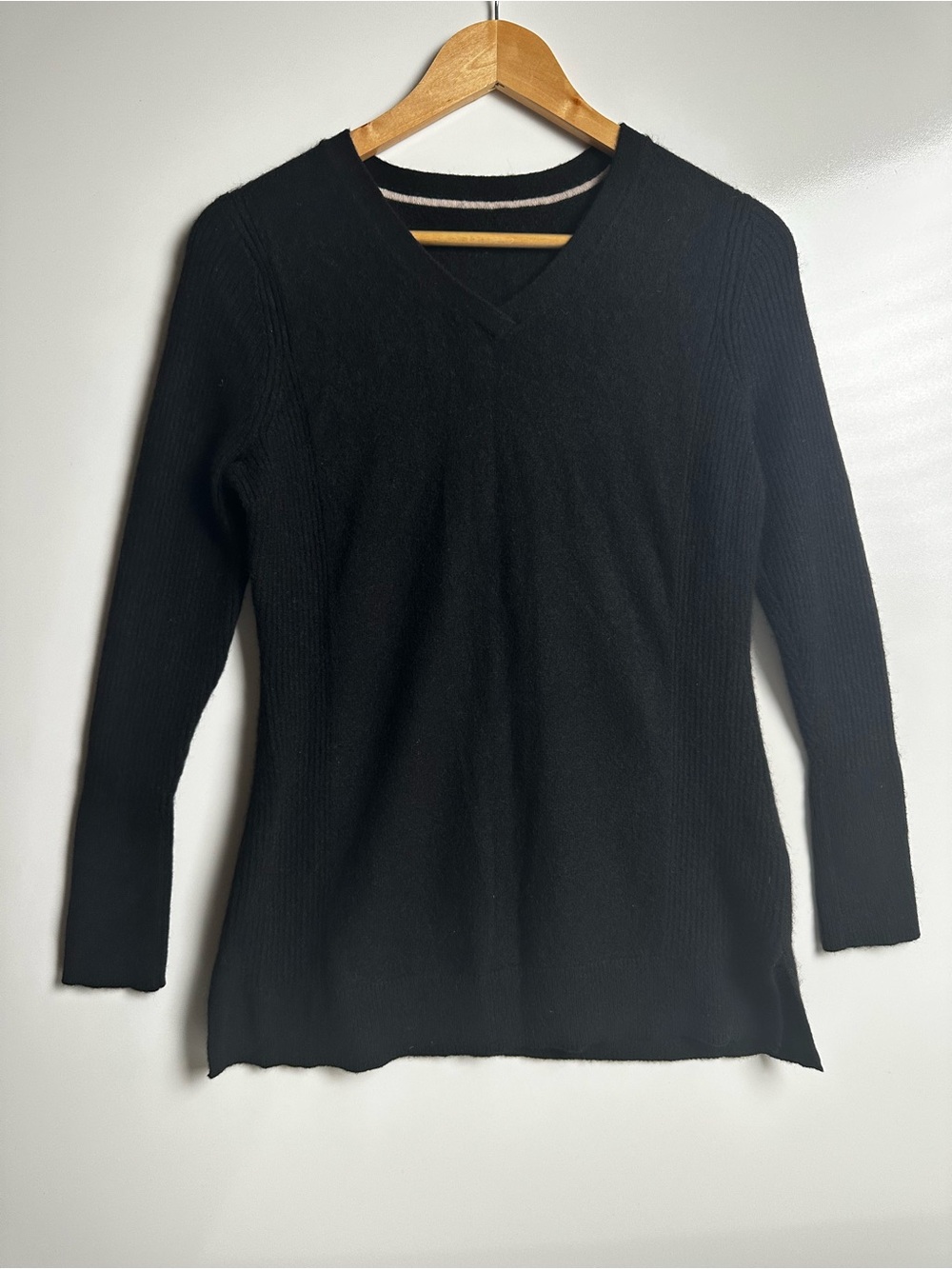 Isaac Mizrahi Live 100% Cashmere Knit Sweater Black Womens Size S Description: